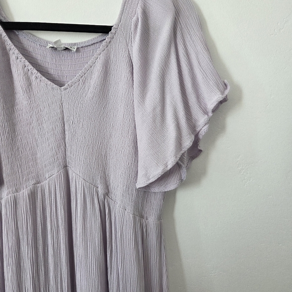 Baltic Born Felicity Dress Lilac Lavender Purple Tiered Milkmaid Cottagecore L - Picture 4 of 9